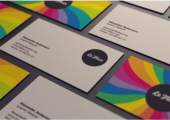 colorful business card inspiration 06 40 Colorful Business Cards Inspiration