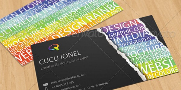 colorful business card inspiration 24 40 Colorful Business Cards Inspiration