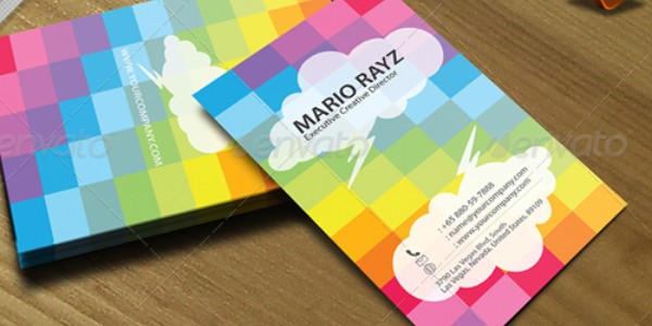 colorful business card inspiration 30 40 Colorful Business Cards Inspiration