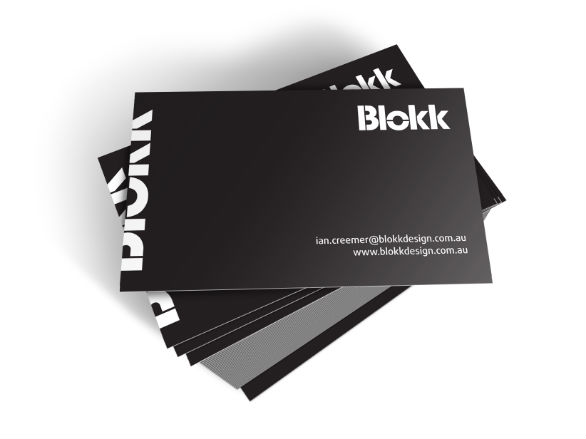black business cards 01 40 Inspirational Black Business Cards