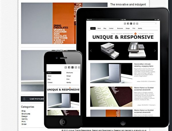 Responsive Portfolio WordPress Theme