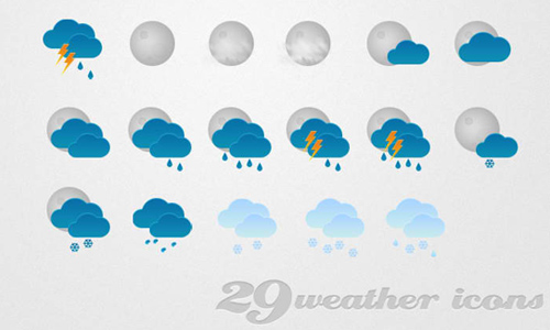 Weather Icons Set