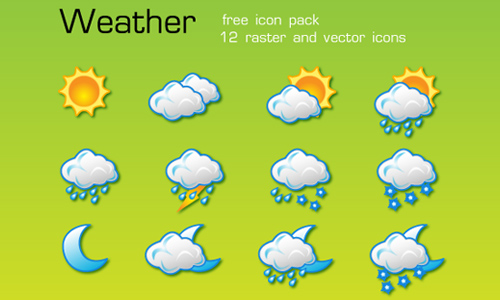 Weather Icons Set