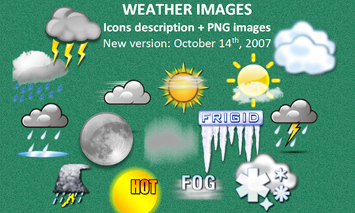 Weather Icons Set