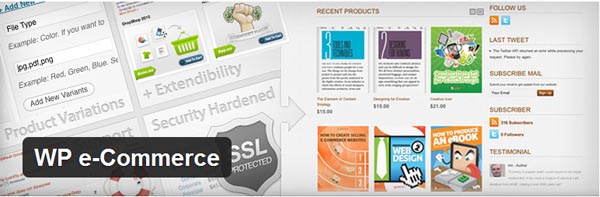 wp e-commerce plugin