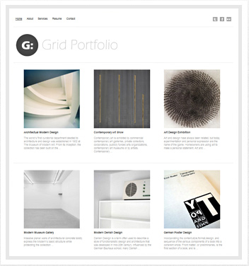 Grid Portfolio Theme