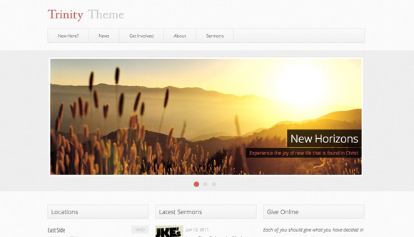 church wordpress themes 