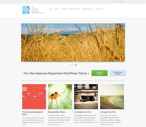 responsive wordpress themes 04 5 Free Responsive Portfolio WordPress Themes for September 2012