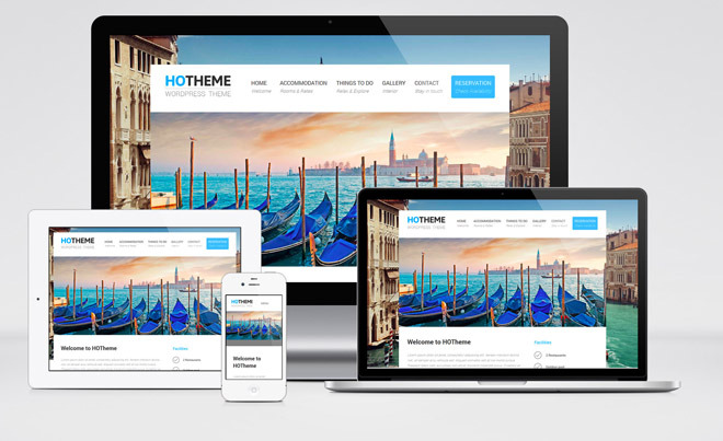 free hotel wordpress theme