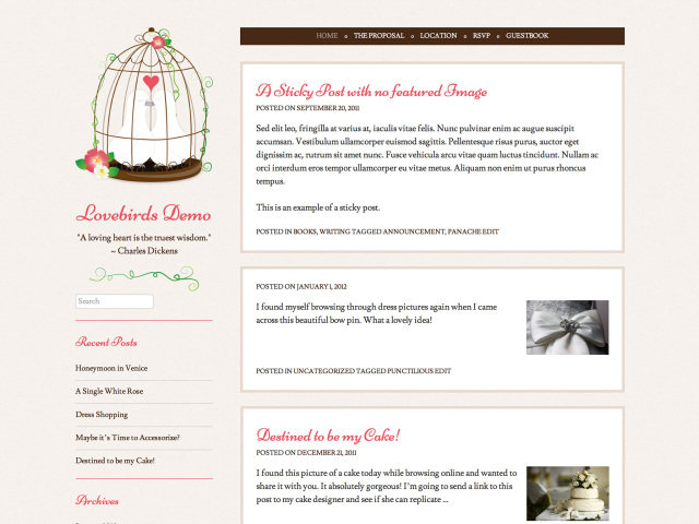 free wedding WordPress themes