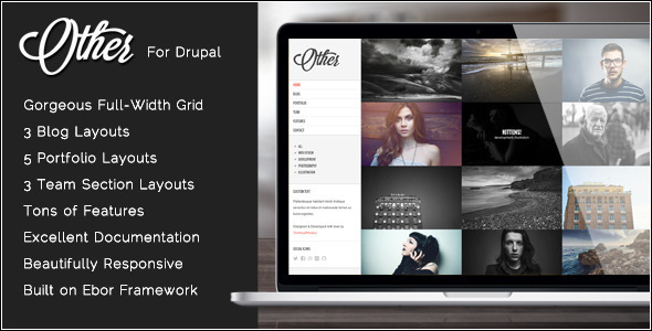 Photography Drupal Theme