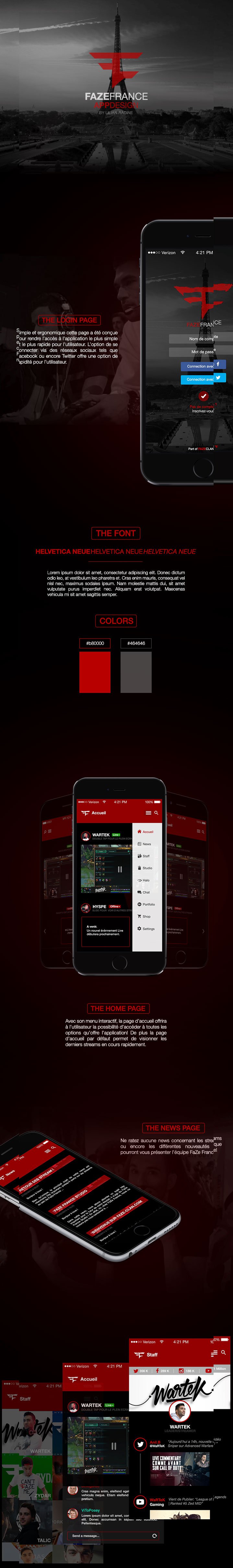 FaZe-France-App-Design