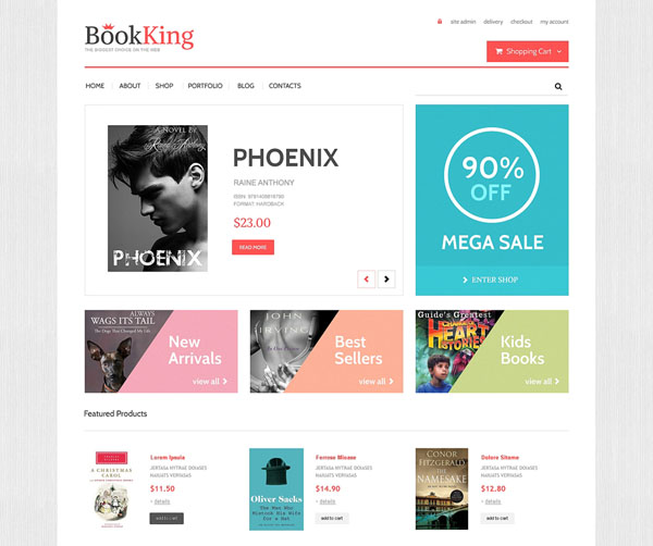 Book Store Woocommerce Themes