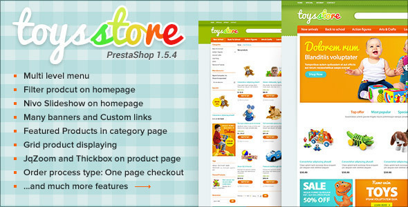 Toys Store Prestashop Themes