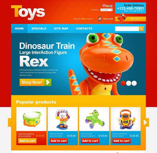 Toys Store Prestashop Themes