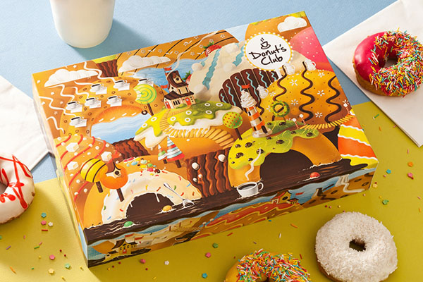Download 20 Creative Donuts Packaging For Inspiration Smashfreakz Yellowimages Mockups