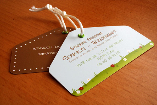 Sandrine Abraham Business Card