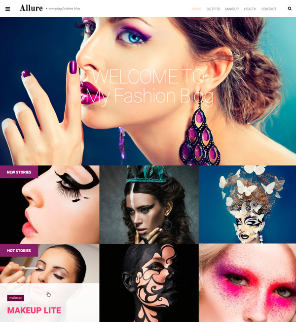 Free Fashion Blog WordPress Theme