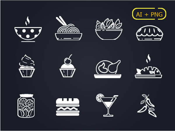 food-icon-set-20