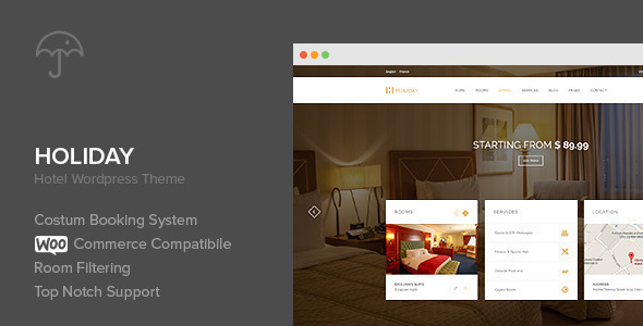 hotel booking WordPress themes