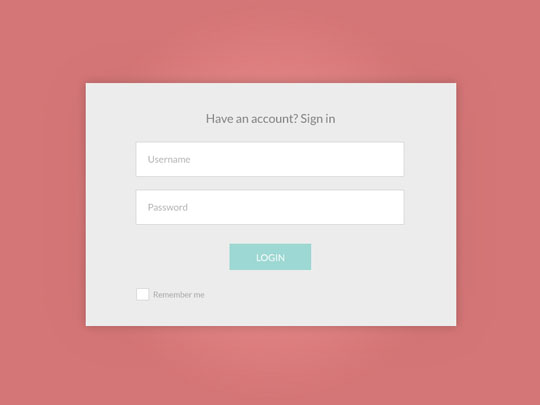 30 Free Login and Register Form PSD Template for Designer - Smashfreakz