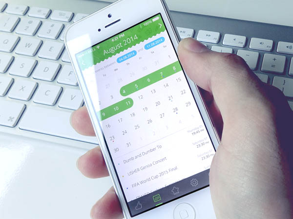 30 Gorgeous Examples of Calendar Usage in Mobile UI Design - Smashfreakz