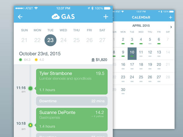 Calendar App UI