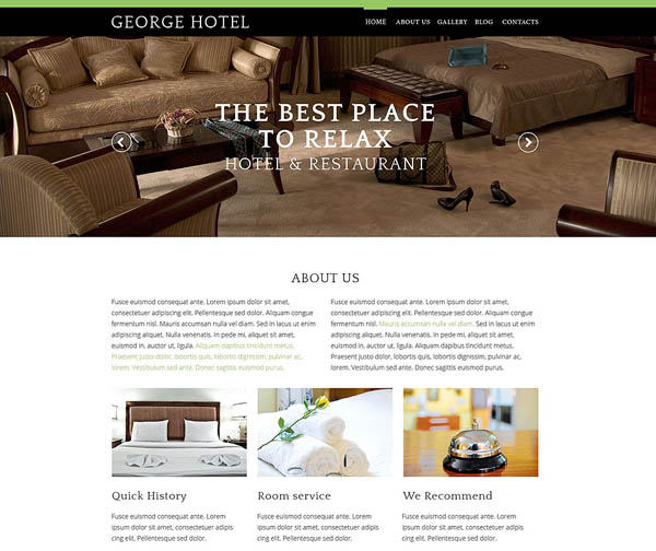 Hotel Drupal Themes