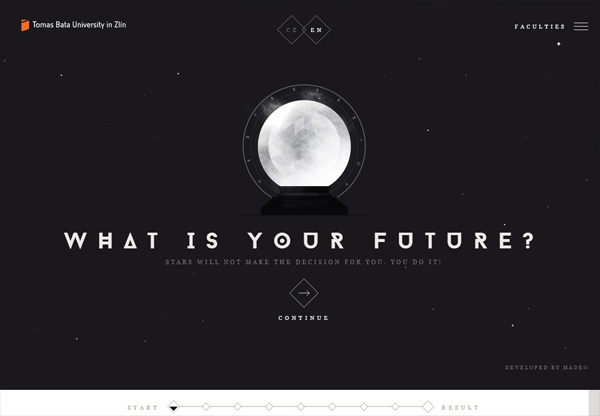 Dark Website Design 