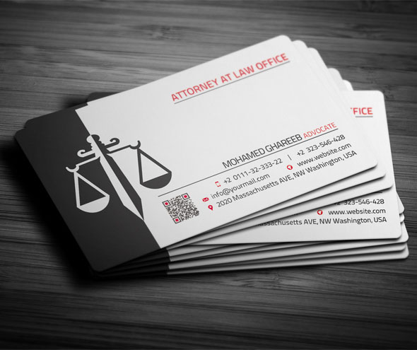 Lawyer Business Card Template from smashfreakz.com