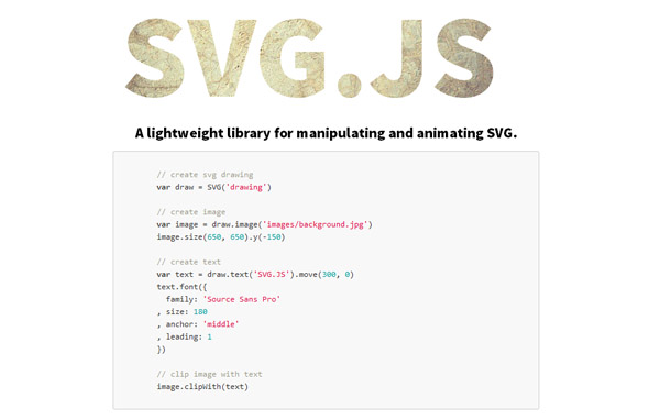 JavaScript Libraries for SVG Animation 05