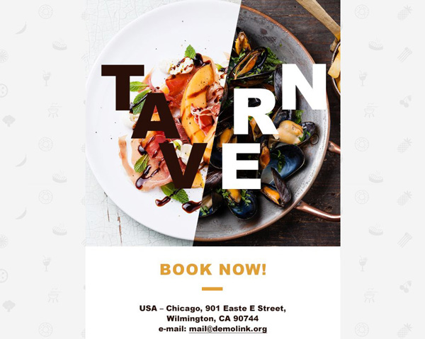 Restaurant Email Template 04