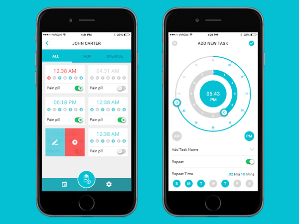 Health App UI Design