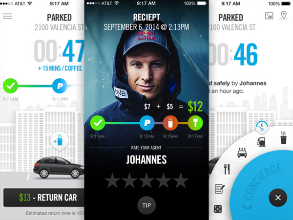 parking app ui 03