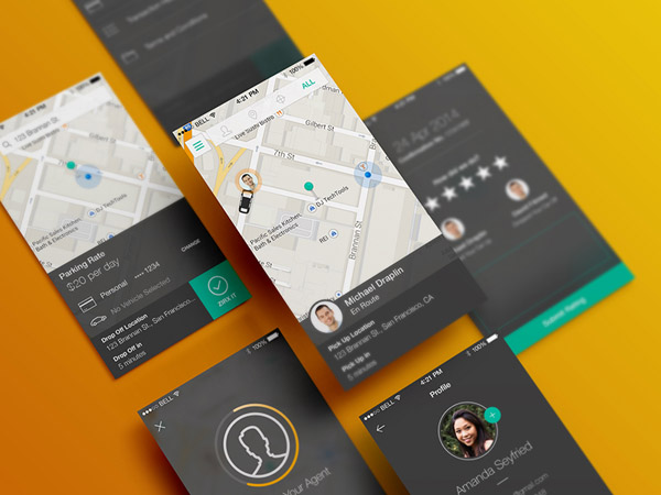 parking app ui 04