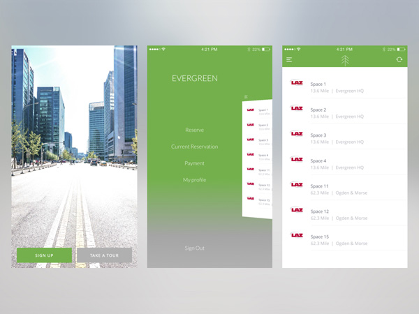 parking app ui 12