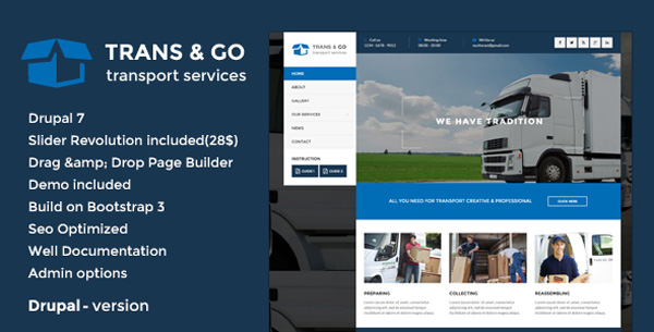 transportation drupal theme 02