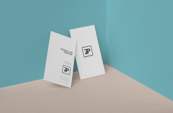 vertical business card mockup 07