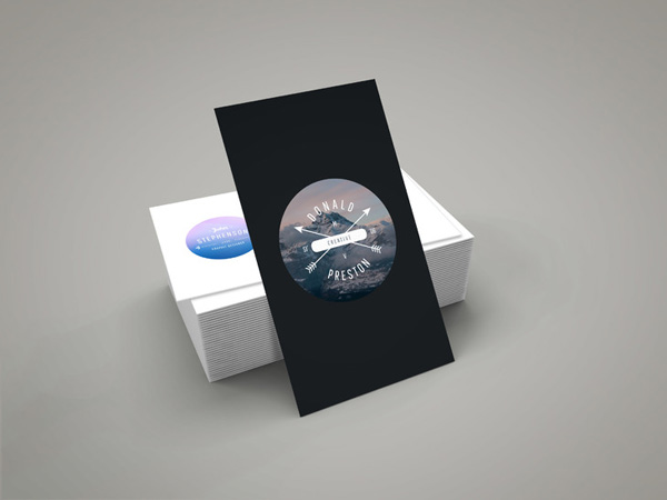 vertical business card mockup 14