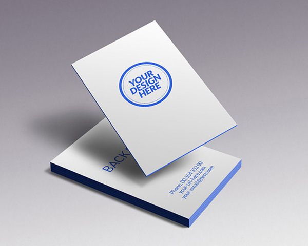 vertical business card mockup 16