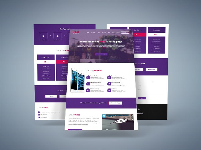 App Landing Page Template 04