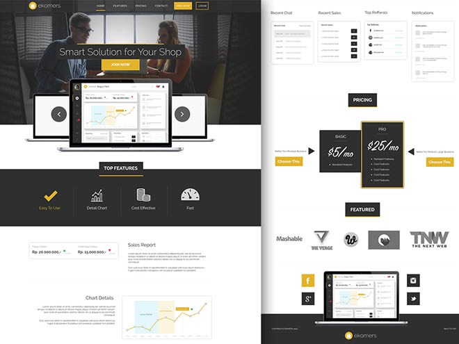 App Landing Page Template 07