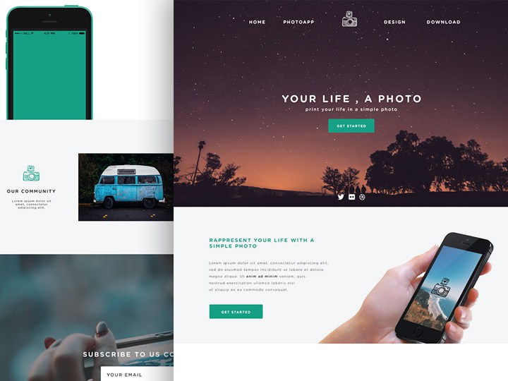 App Landing Page Template 11