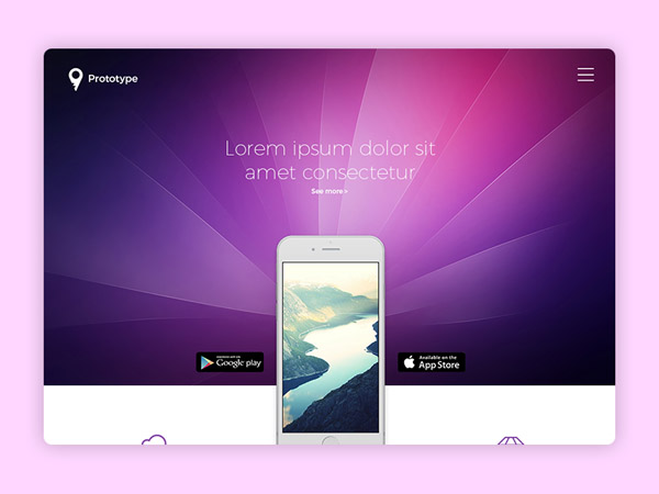 App Landing Page Template 20