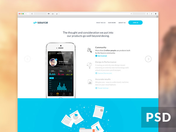 App Landing Page Template 25