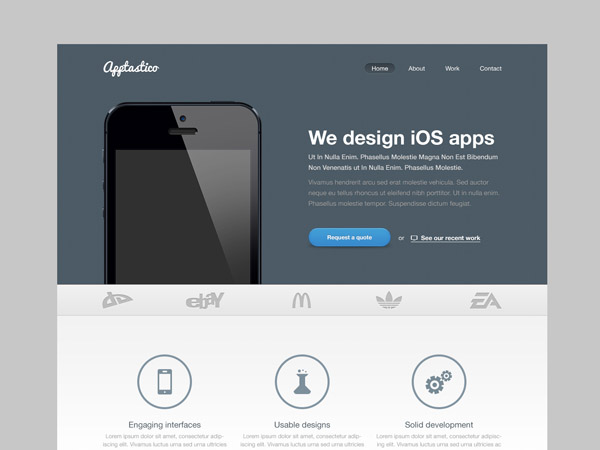 App Landing Page Template 28