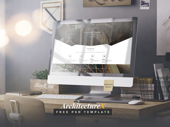 Architecture PSD Template 02