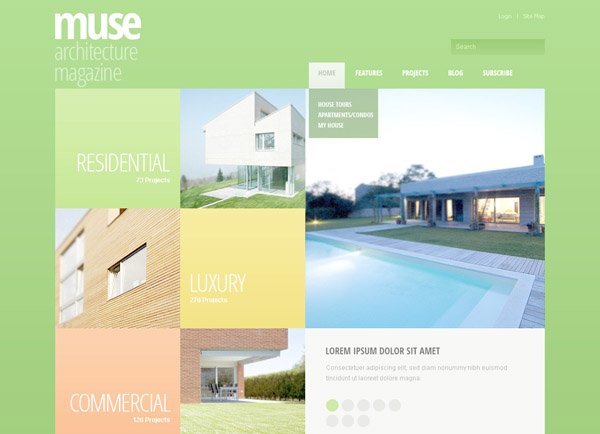 Architecture PSD Template 04