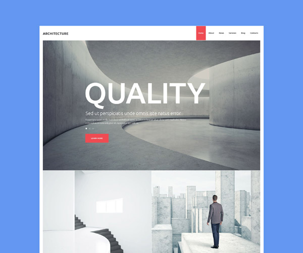 Architecture PSD Template 07