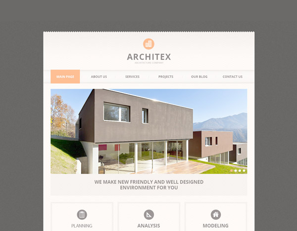 Architecture PSD Template 08